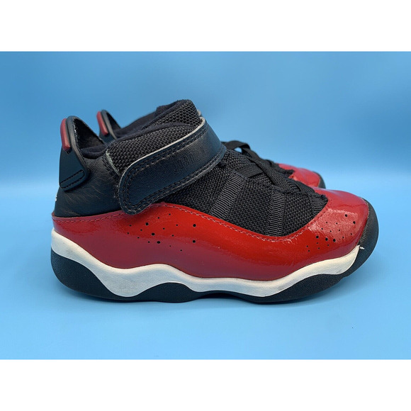 NIKE AIR JORDAN 6 Rings TD Retro Athletic Shoes 323420-060 Kids Toddlers Sz 10C - Picture 2 of 12